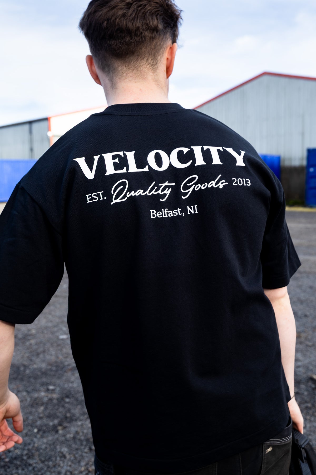 Velocity Quality Goods Heavyweight Boxy T-Shirt front lifestyle