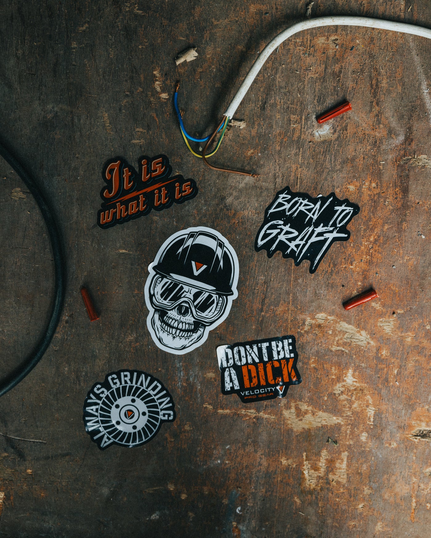 Velocity Racing Sticker Velocity Sticker Pack #1 | Born to Graft - Velocity Pro Gear